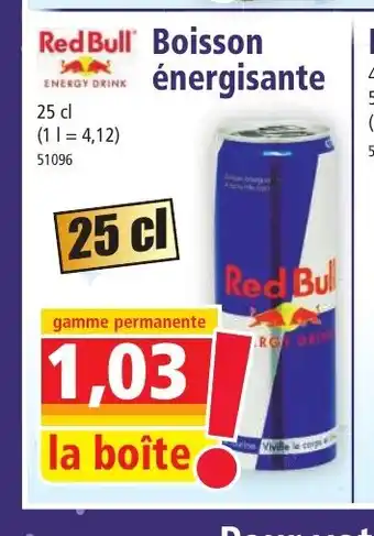 Norma Red Bull boisson energisante offre