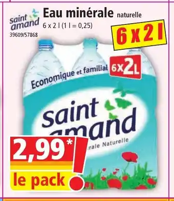 Norma Eau minérale naturelle offre
