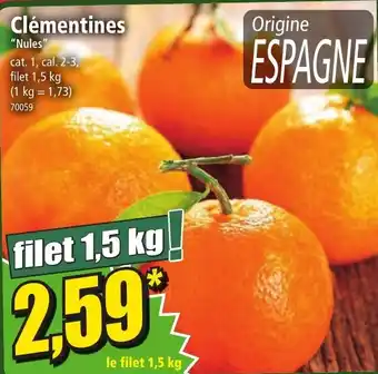 Norma Clémentines offre