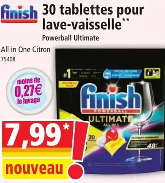 Norma 30 tablettes pour lave-vaisselle offre