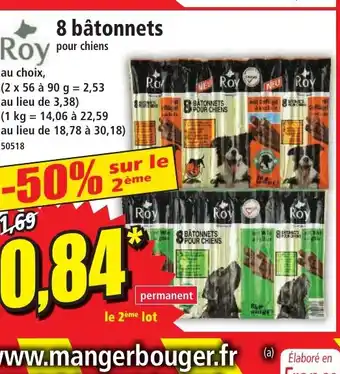 Norma 8 bâtonnets offre