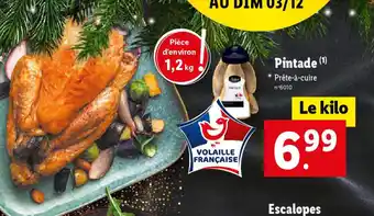 Lidl Pintade offre