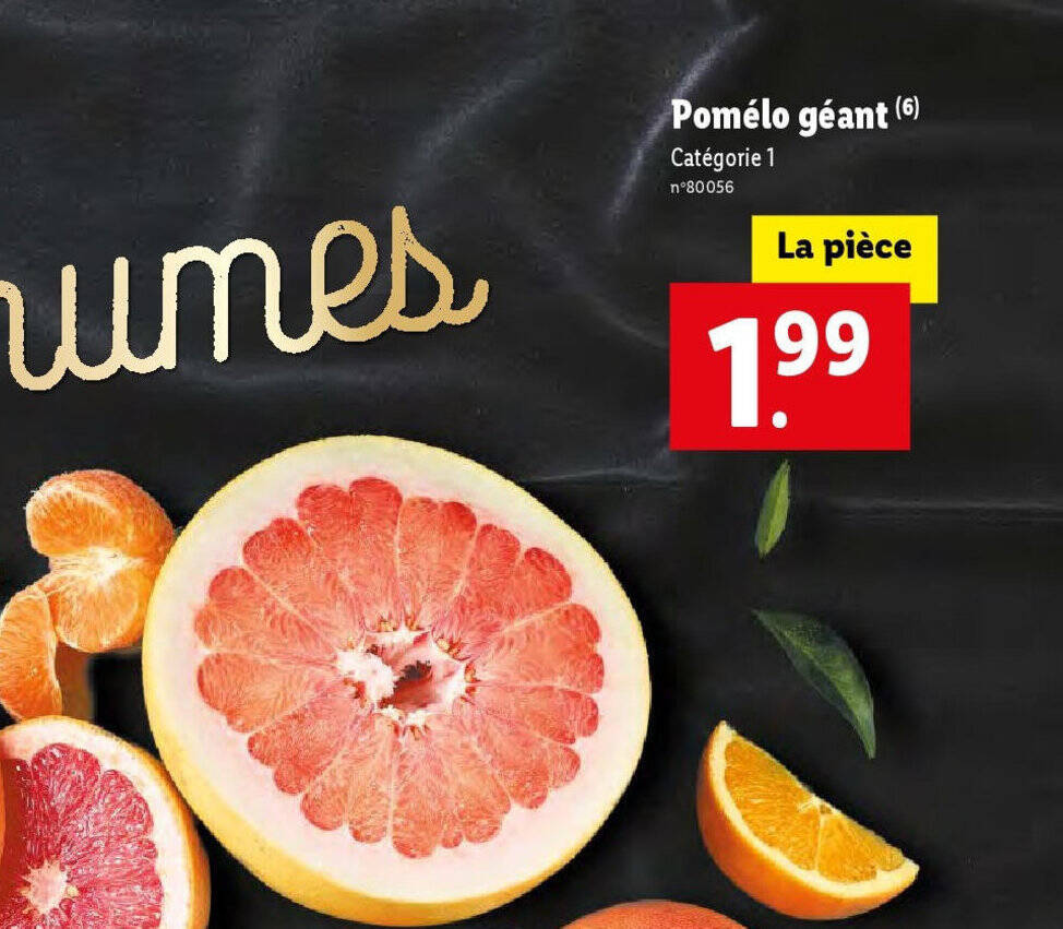 Promo Pomélo géant chez Lidl