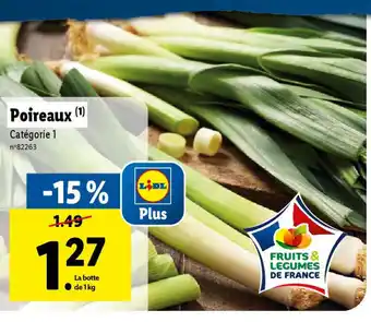 Lidl Poireaux offre