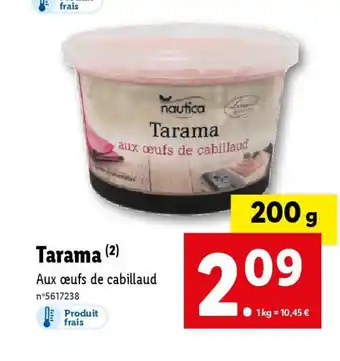 Lidl Tarama offre