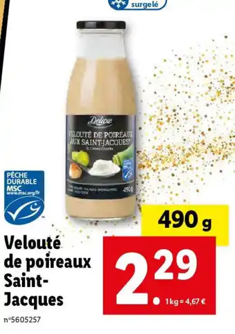Lidl Velouté de poireaux offre