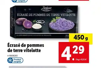 Lidl Écrasé de pommes de terre vitelotte offre