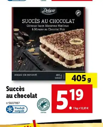 Lidl Succès au chocolat offre