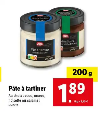 Lidl Pâte à tartiner offre