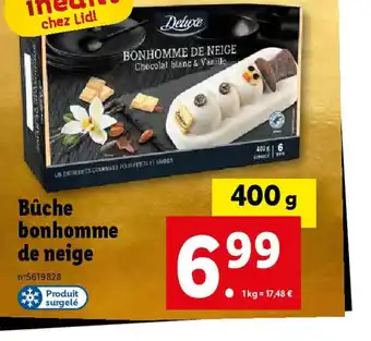Lidl Bûche bonhomme offre