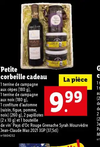 Lidl Petite corbeille cadeau offre
