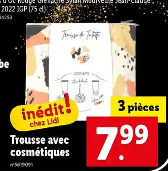 Lidl Trousse avec cosmétiques offre