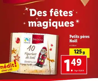 Lidl Petits pères Noël offre