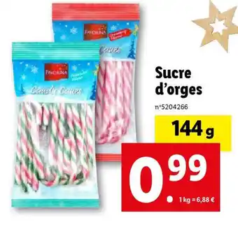 Lidl Sucre d'orges offre
