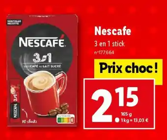 Lidl Nescafe offre