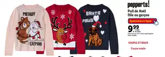 Lidl Pull de Noël fille ou garçon offre