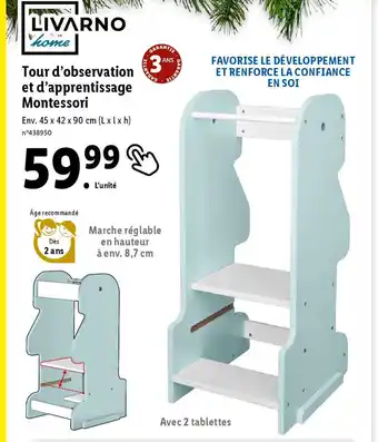 Lidl Tour d'observation et d'apprentissage Montessori offre
