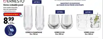 Lidl Verres à double paroi offre