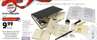 Lidl Set de calligraphie offre