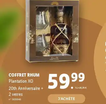 Lidl COFFRET RHUM offre