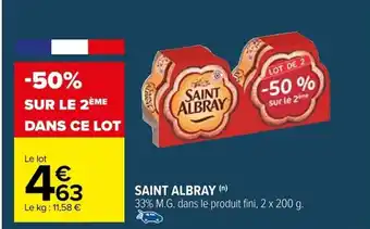 Carrefour SAINT ALBRAY offre