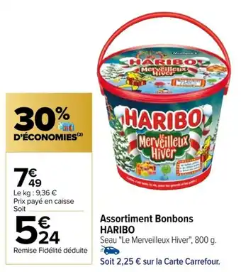 Carrefour Assortiment Bonbons HARIBO offre