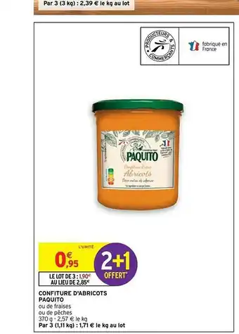Confiture D'abricots Paquito