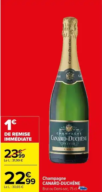 Carrefour Champagne CANARD-DUCHÊN offre