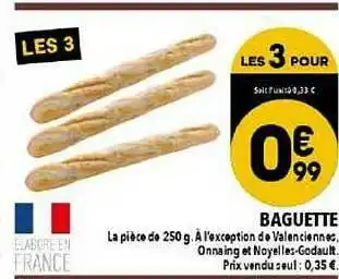 Supeco Baguette offre