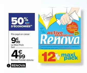 Carrefour RENOVA offre