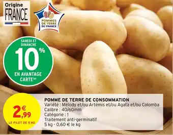 Intermarché Hyper POMME DE TERRE DE CONSOMMATION offre