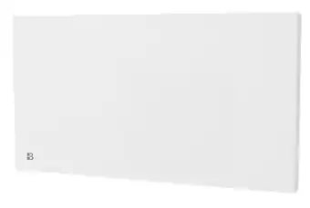 Bricomarché Radiateur électrique fixe à inertie sèche fonte+film 1500w bestherm eole horizontal blanc offre