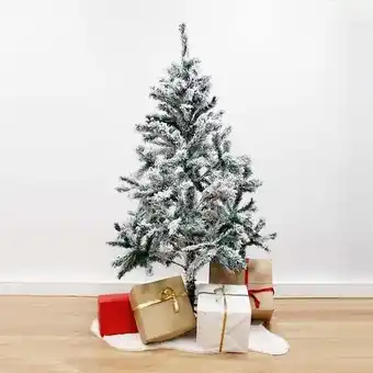 Bricorama Sapin enneigé artificiel luxe vert 150cm avec 276 têtes - silamp offre