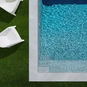 Bricorama Kit complet | margelles pour piscine 8x4m en pierre atlas gris (+ colle, joint, hydrofuge ...) offre