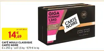 Intermarché Hyper CAFÉ MOULU CLASSIQUE CARTE NOIRE offre