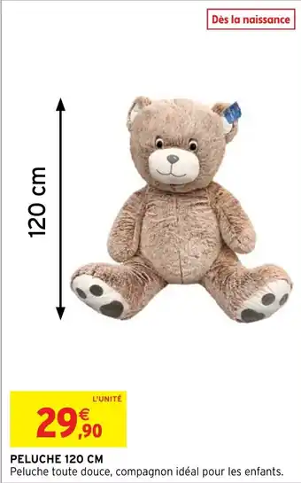 Intermarché Hyper PELUCHE 120 CM offre
