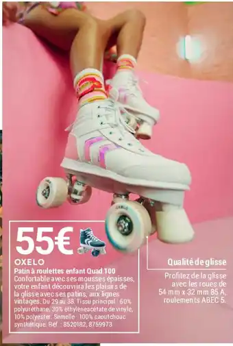 Patin à roulettes enfant Quad 100
