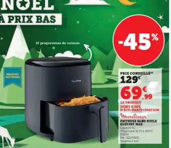 Hyper U FRITEUSE SANS HUILE EASYFRY MAX offre