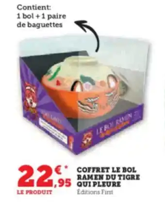 Hyper U COFFRET LE BOL RAMEN DU TIGRE offre