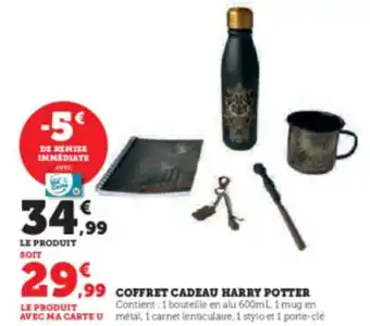 Hyper U COFFRET CADEAU HARRY POTTER offre