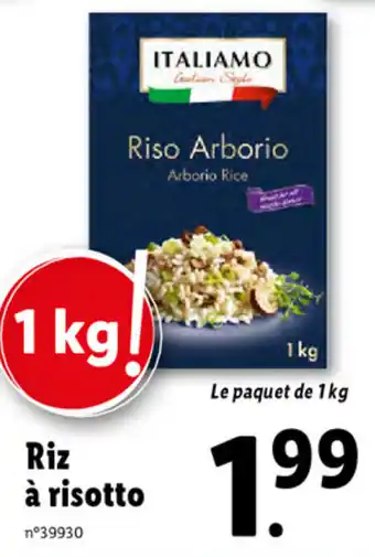 Lidl Riz À Risotto offre