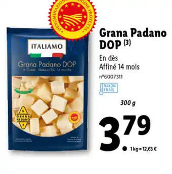 Lidl Grana Padano DOP offre