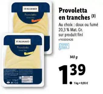 Provoletta En Tranches