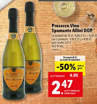 Prosecco Vino Spumante Allini DOP