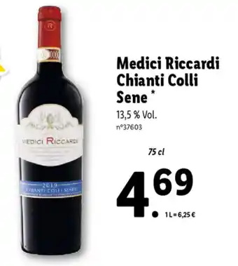 Lidl Medici Riccardi Chianti Colli Sene offre