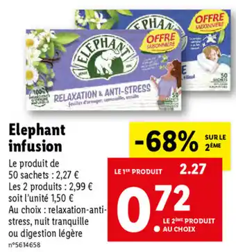 Lidl Elephant Infusion offre