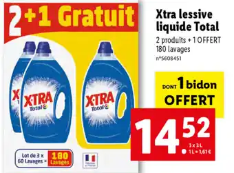 Xtra Lessive Liquide Total