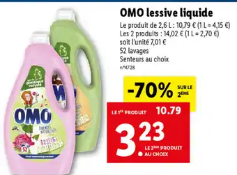 Lidl OMO Lessive Liquide offre