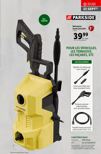 Lidl Nettoyeur Haute Pression offre