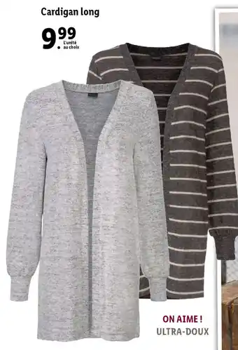 Lidl Cardigan Long offre